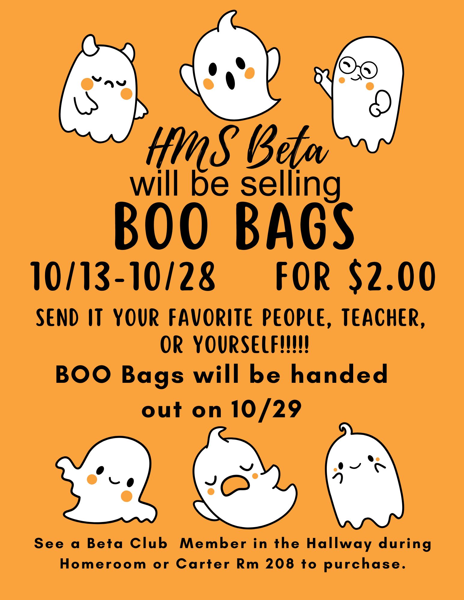 BETA BOO BAGS 👻