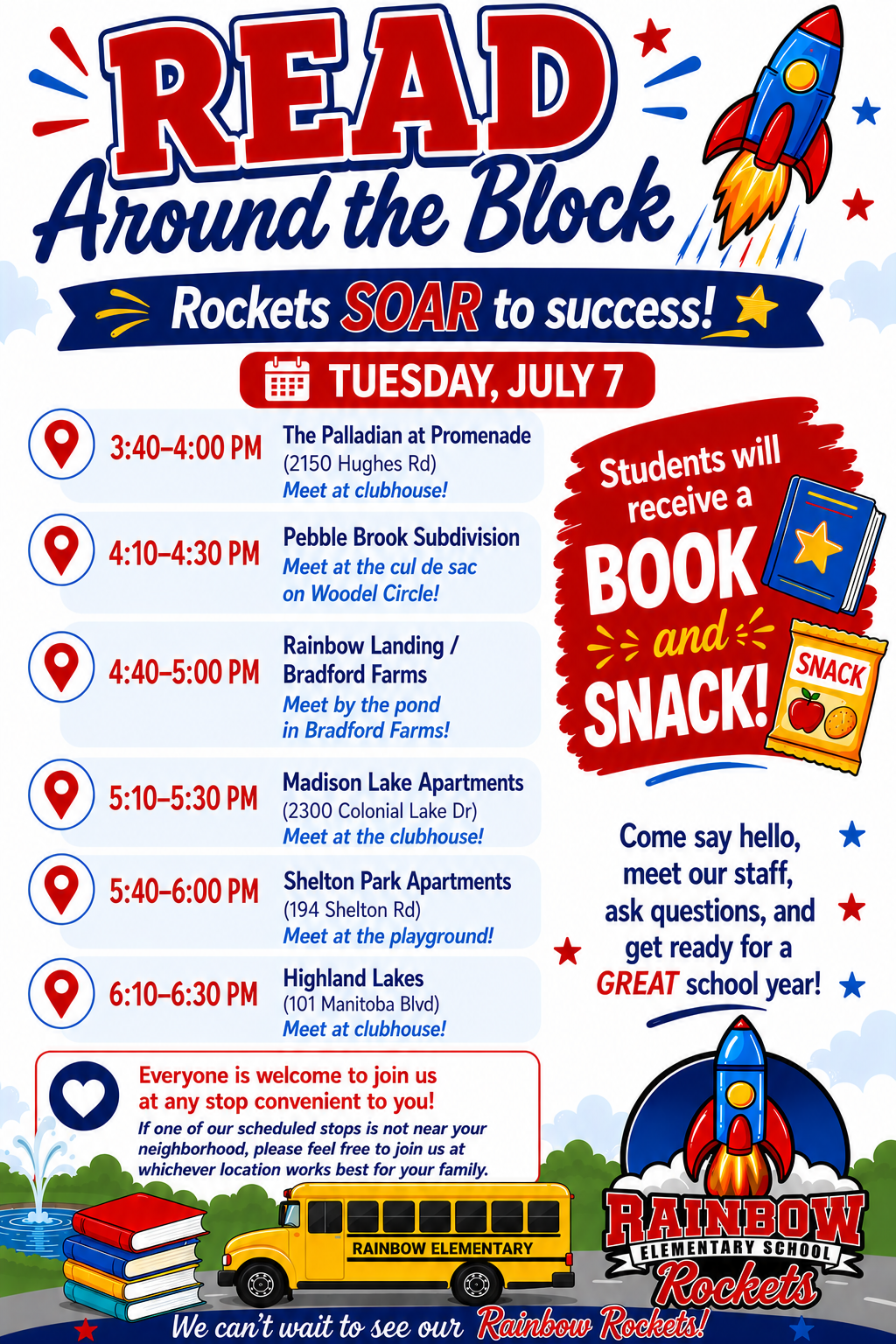 Read Around the Block- July 7