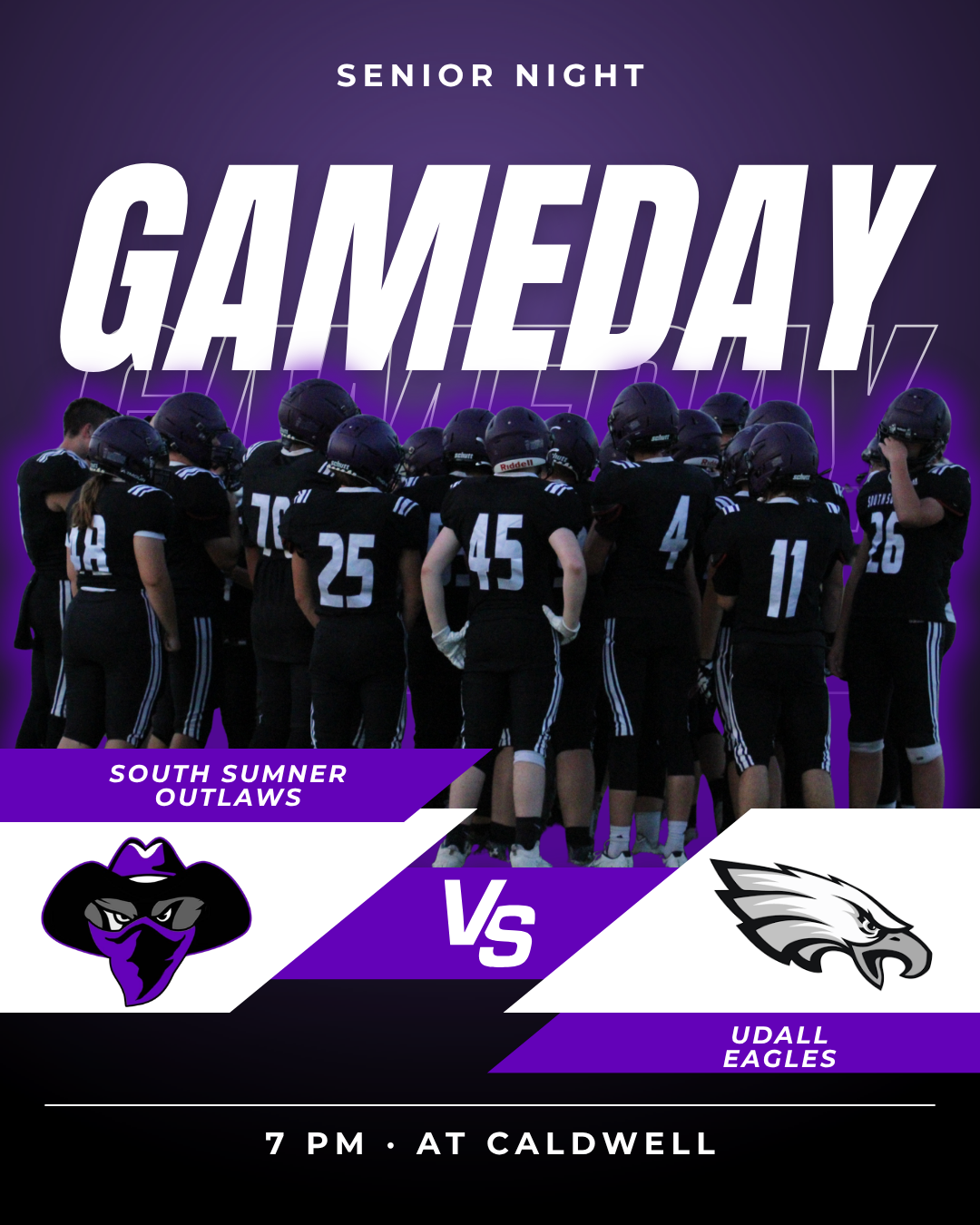 Outlaw Game Day and Senior Night 10/23