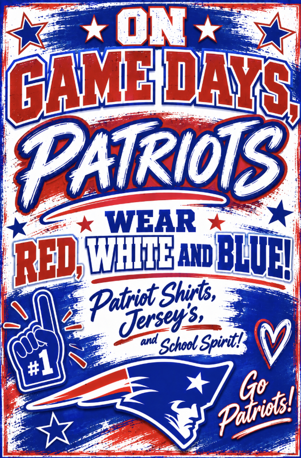 Wear Red, White, Blue