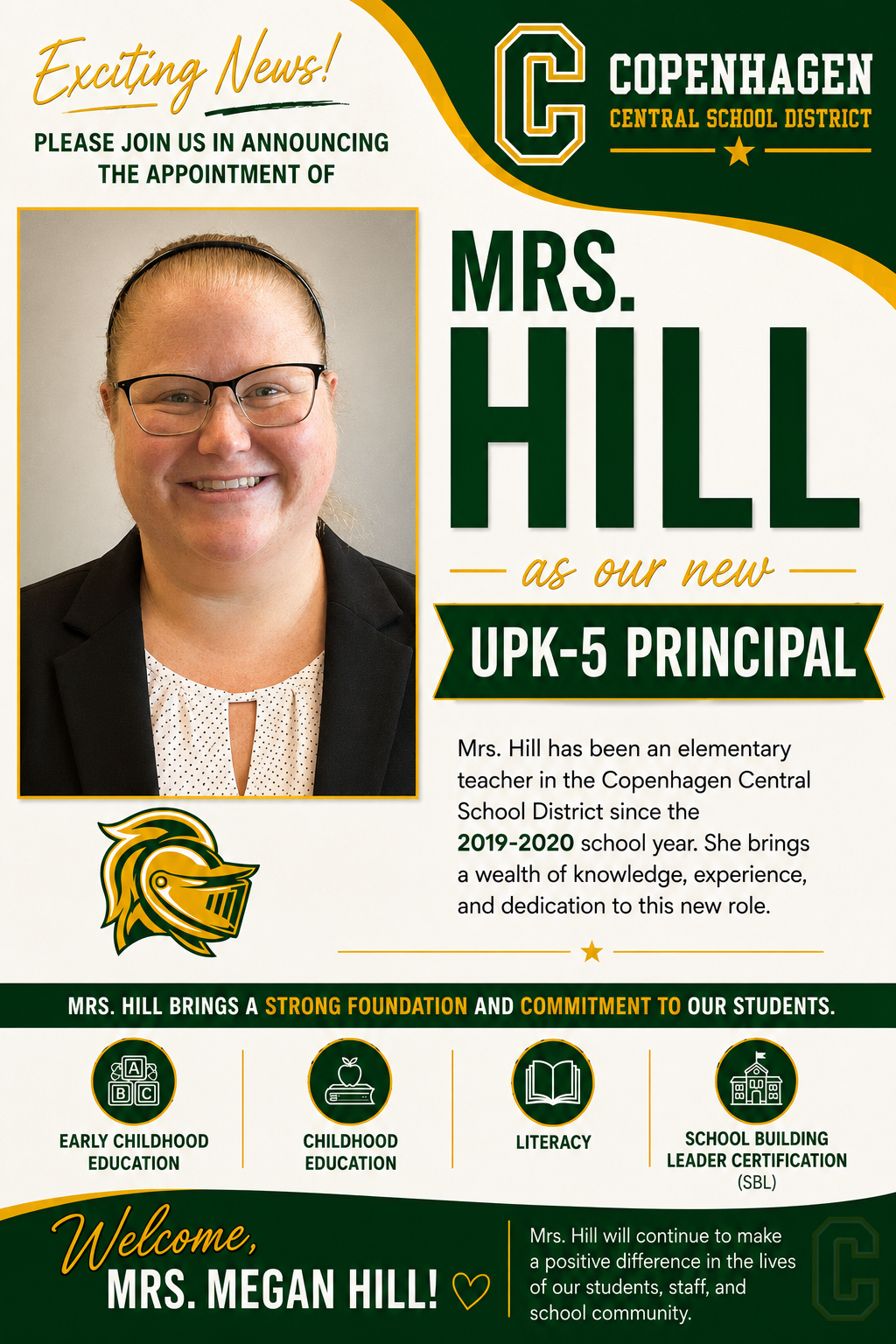 Introducing Our New UPK–5 Principal