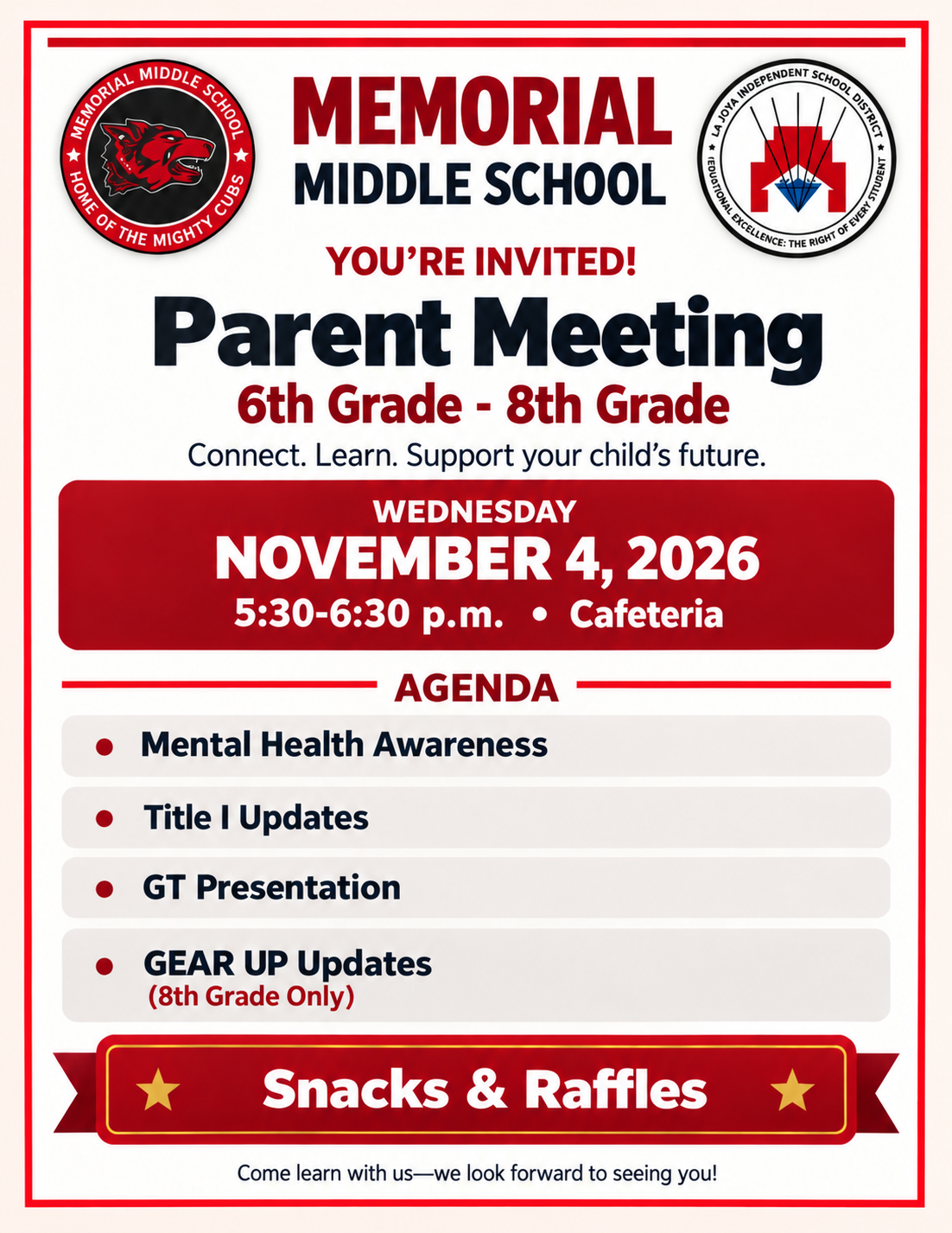 6th-8th Parent Meeting