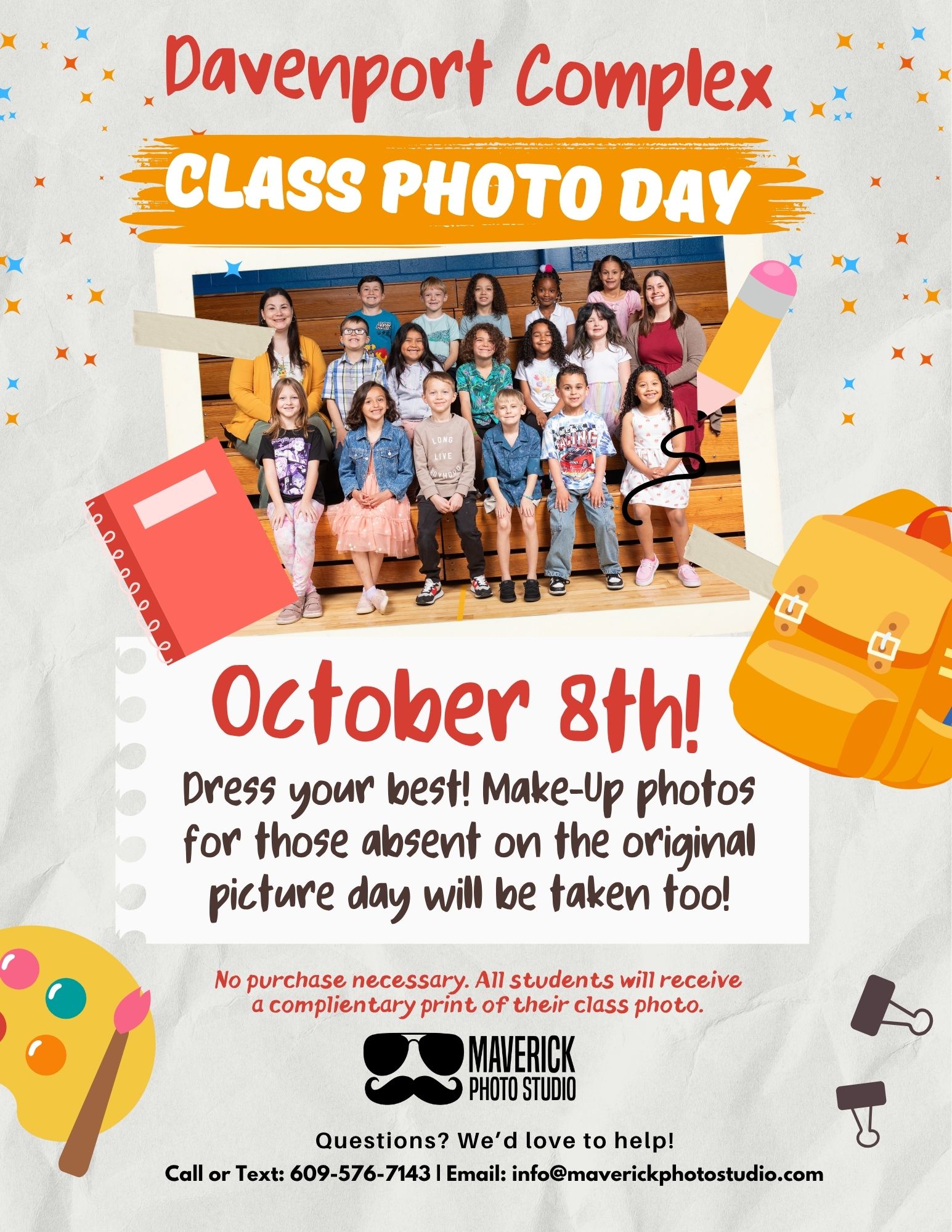 Davenport Class Photo Day 10/8