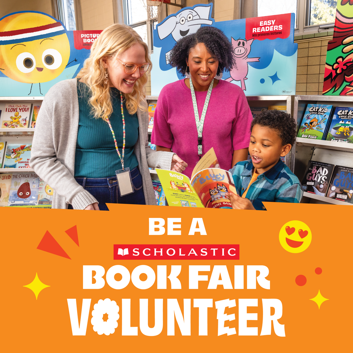Volunteer for the ECC Fall Book Fair September 11-18