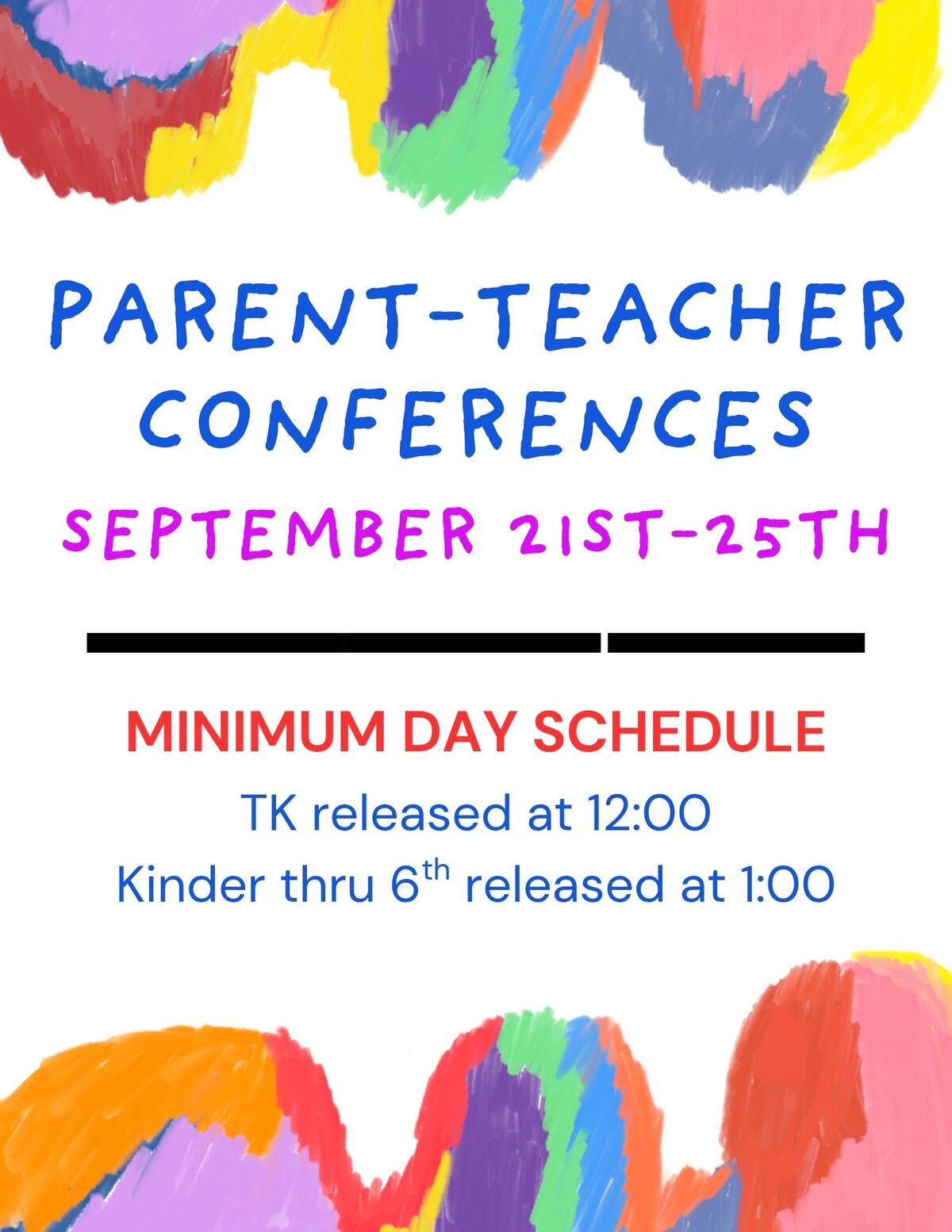 Parent-Teacher Conferences Next Week