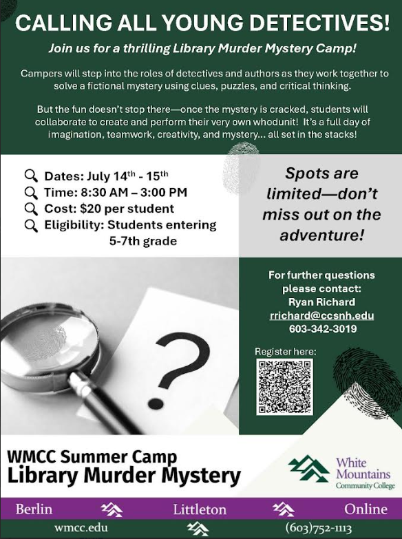 Library Murder Mystery Camp