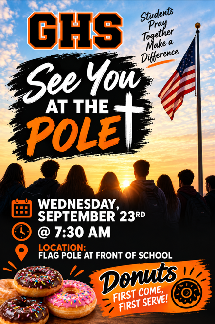 TOMORROW MORNING - See You at the Pole - Wednesday, 9/23