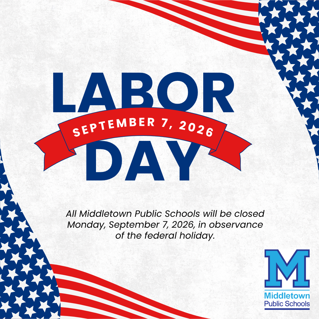 No School - Labor Day; Monday, September 7, 2026