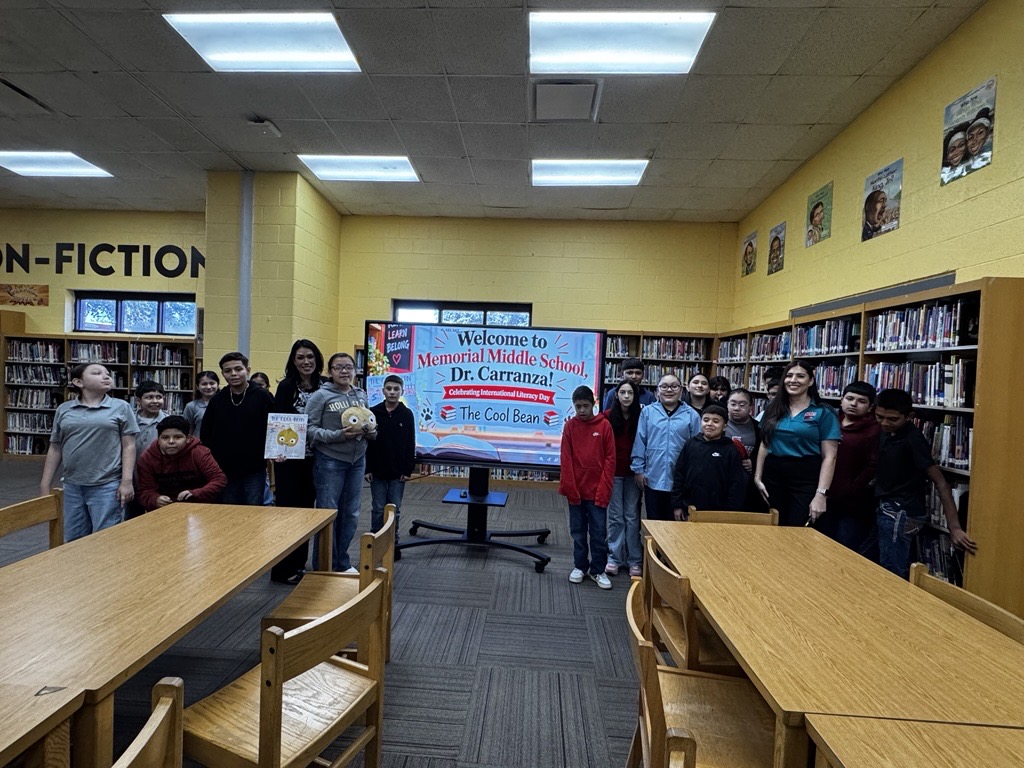 International Literacy Day at Memorial Middle School! ✨📚