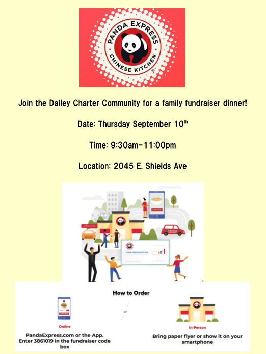 Panda Express Family Fundraiser Dinner