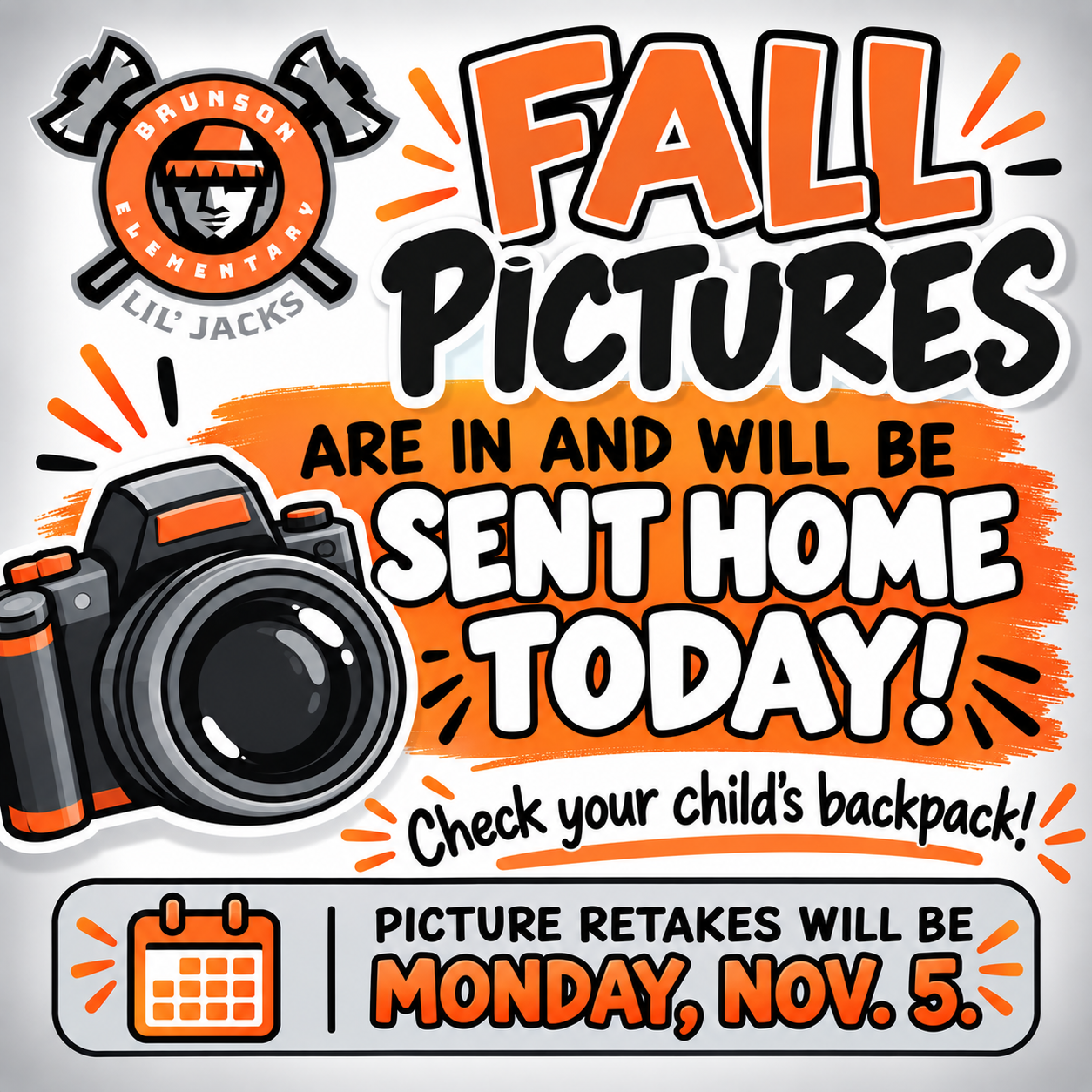 Brunson - Fall Pictures Coming Home Today