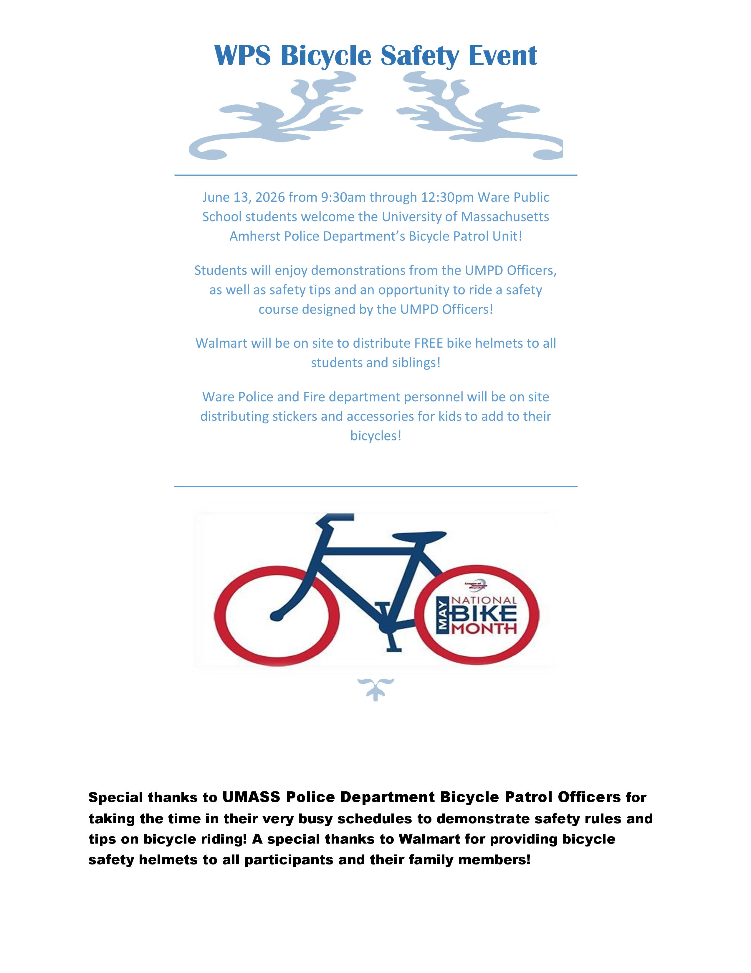 Bicycle Safety Event