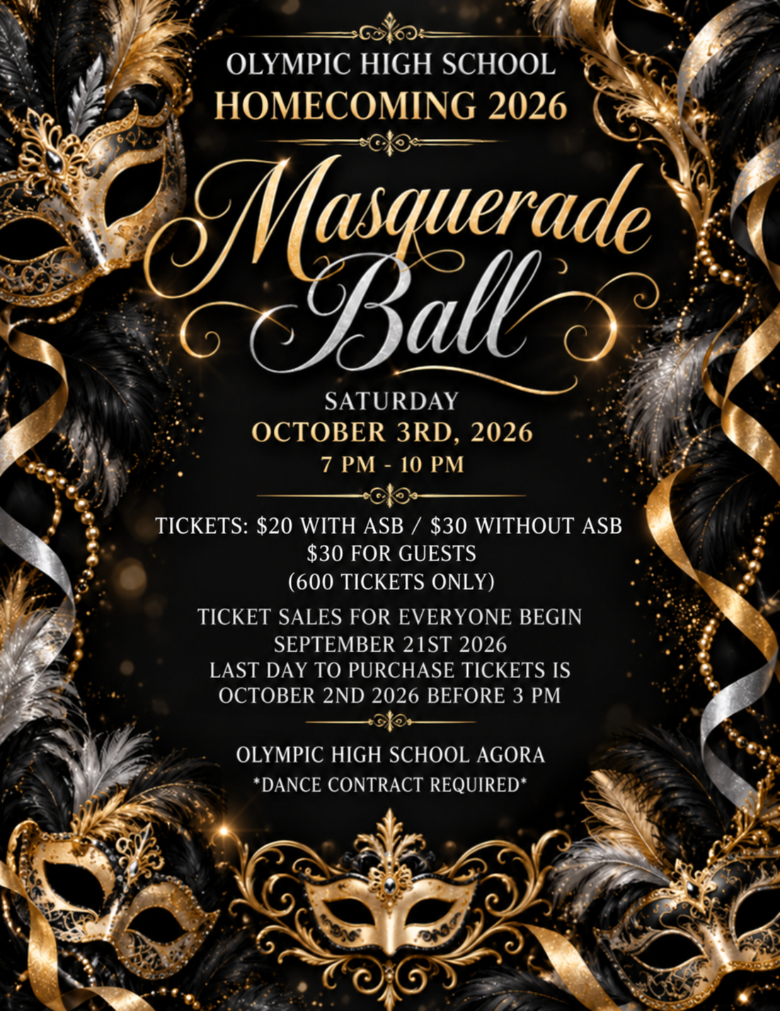 Homecoming Tickets are now on Sale! 
