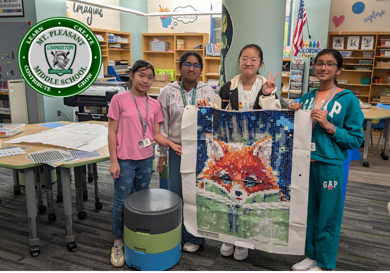 Piecing Together Community: MPMS 6th Graders Create and Contribute to Collaborative Mosaic Project