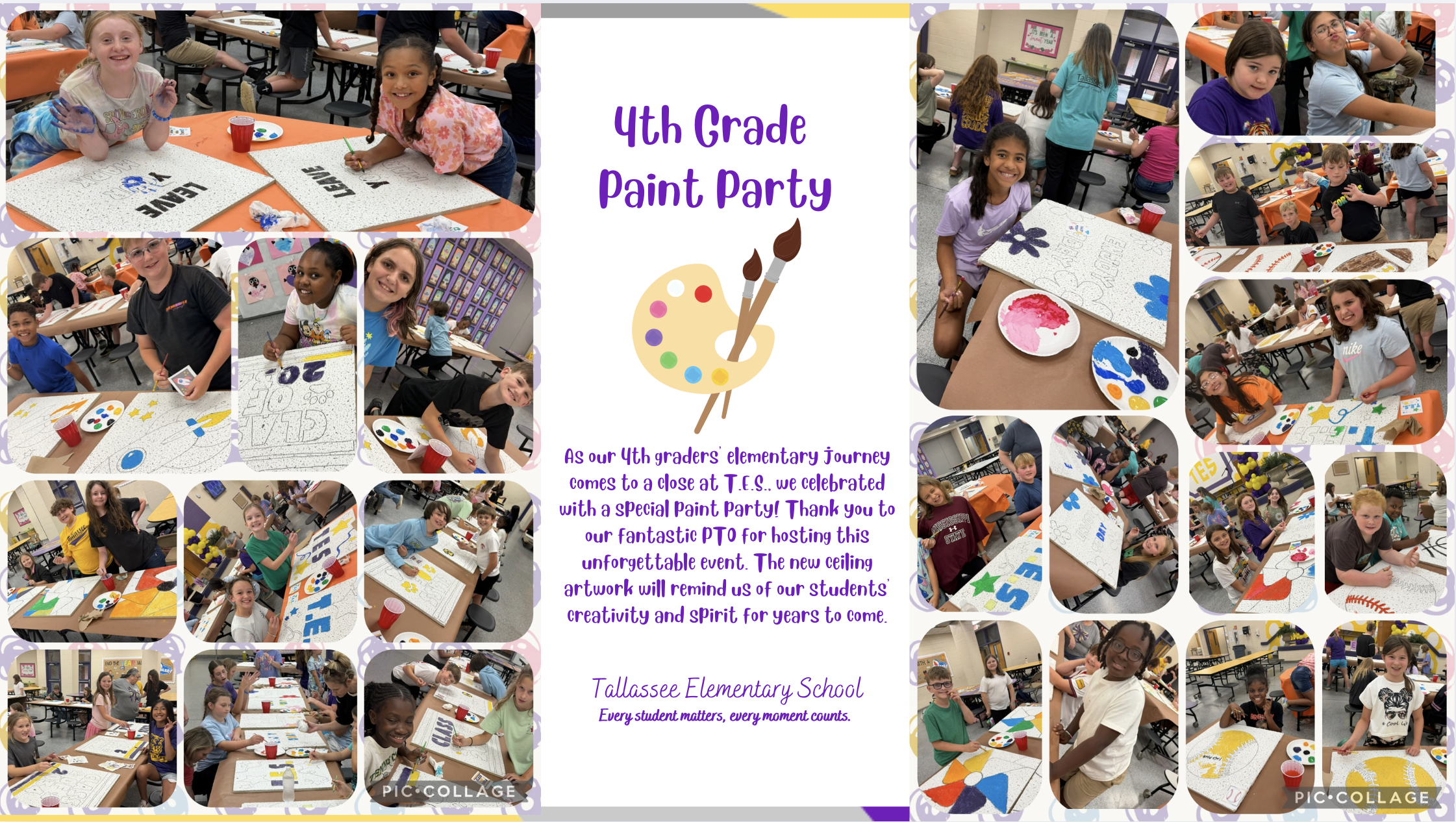 4th Grade Paint Party
