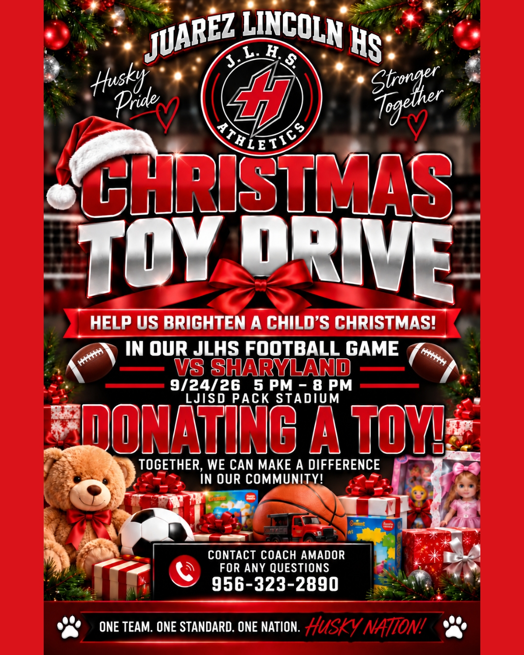 🎄🎁 HUSKY NATION, LET’S BRING SOME HOLIDAY CHEER! 🤘🏼❤️