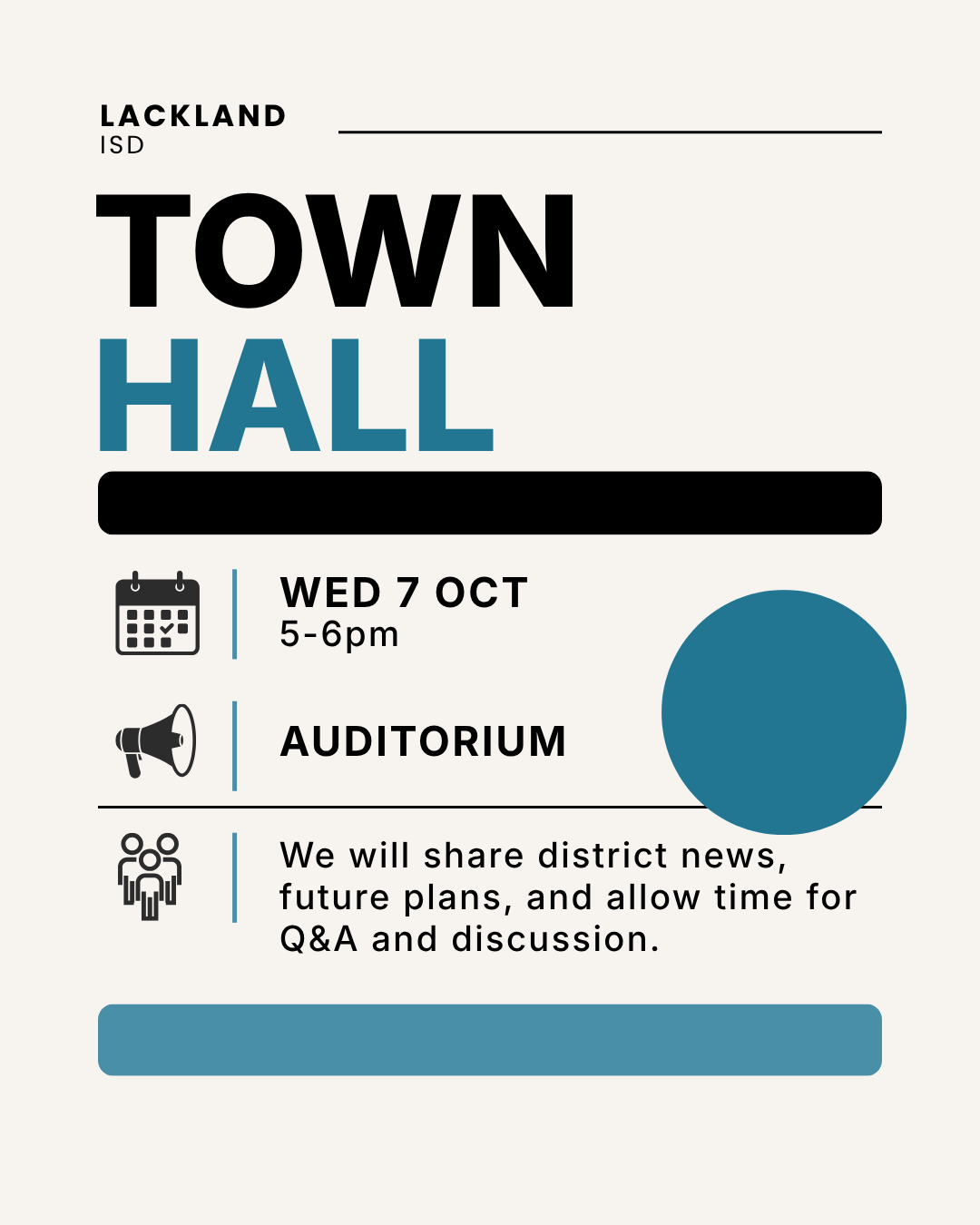 Join Us for the Lackland ISD Town Hall!