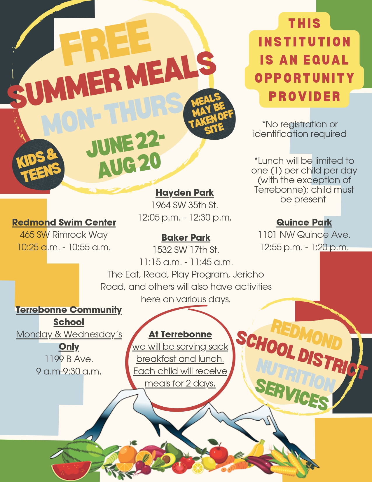 Summer Lunch Program