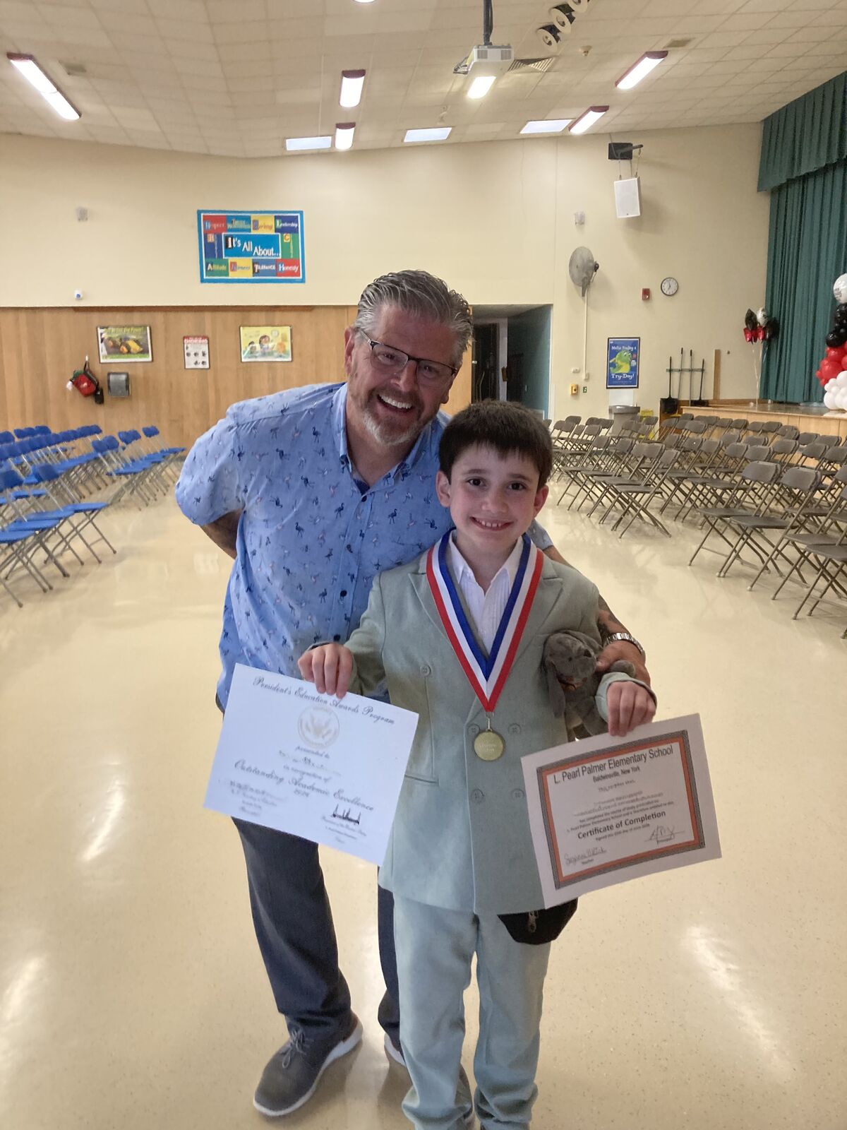 5th Graders honored with President's Education Awards