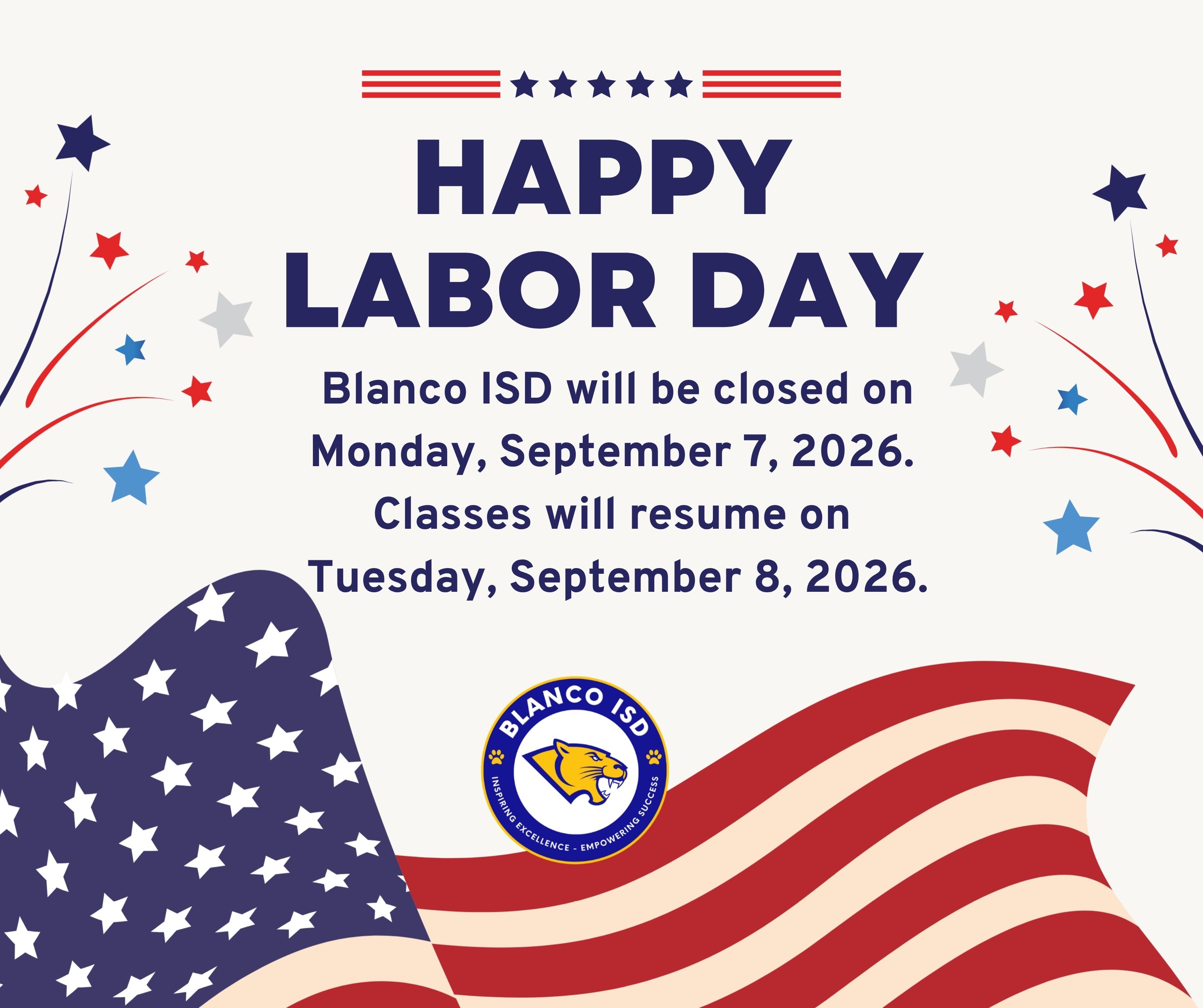 Labor Day - Student/Staff Holiday