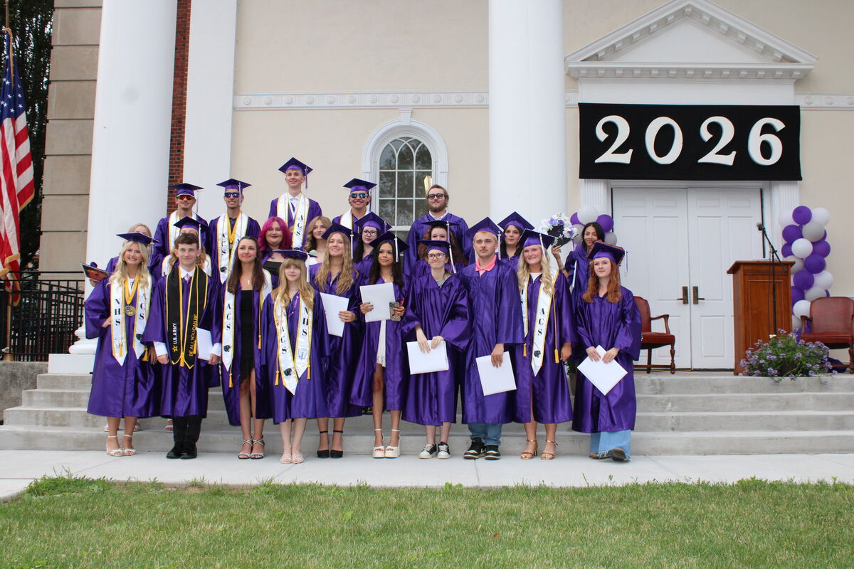 💜💙 Congratulations to the Andover Central School Class of 2026! 🎓✨