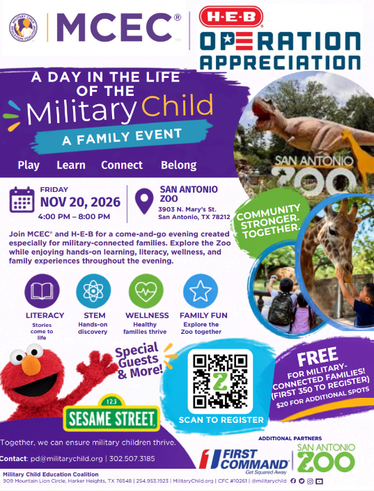 A Day in the Life of a Military Child a Family Event 