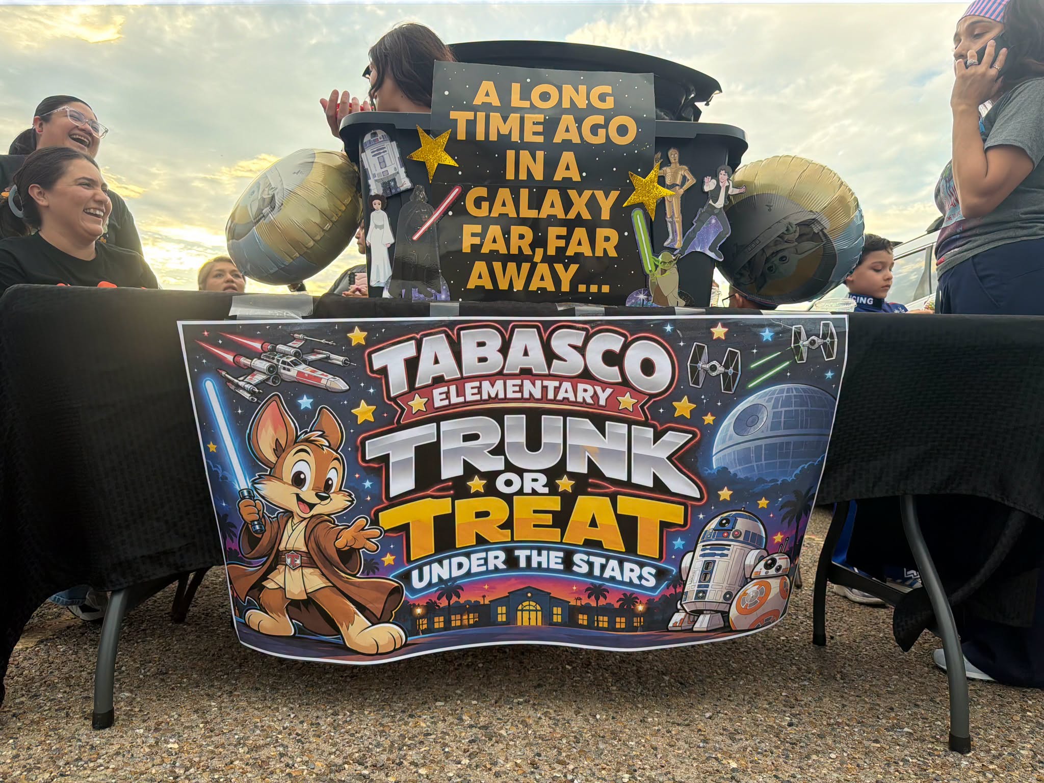 🌟🚀 TABASCO ELEMENTARY AT LJISD'S TRUNK OR TREAT UNDER THE STARS! 🍬🌌✨