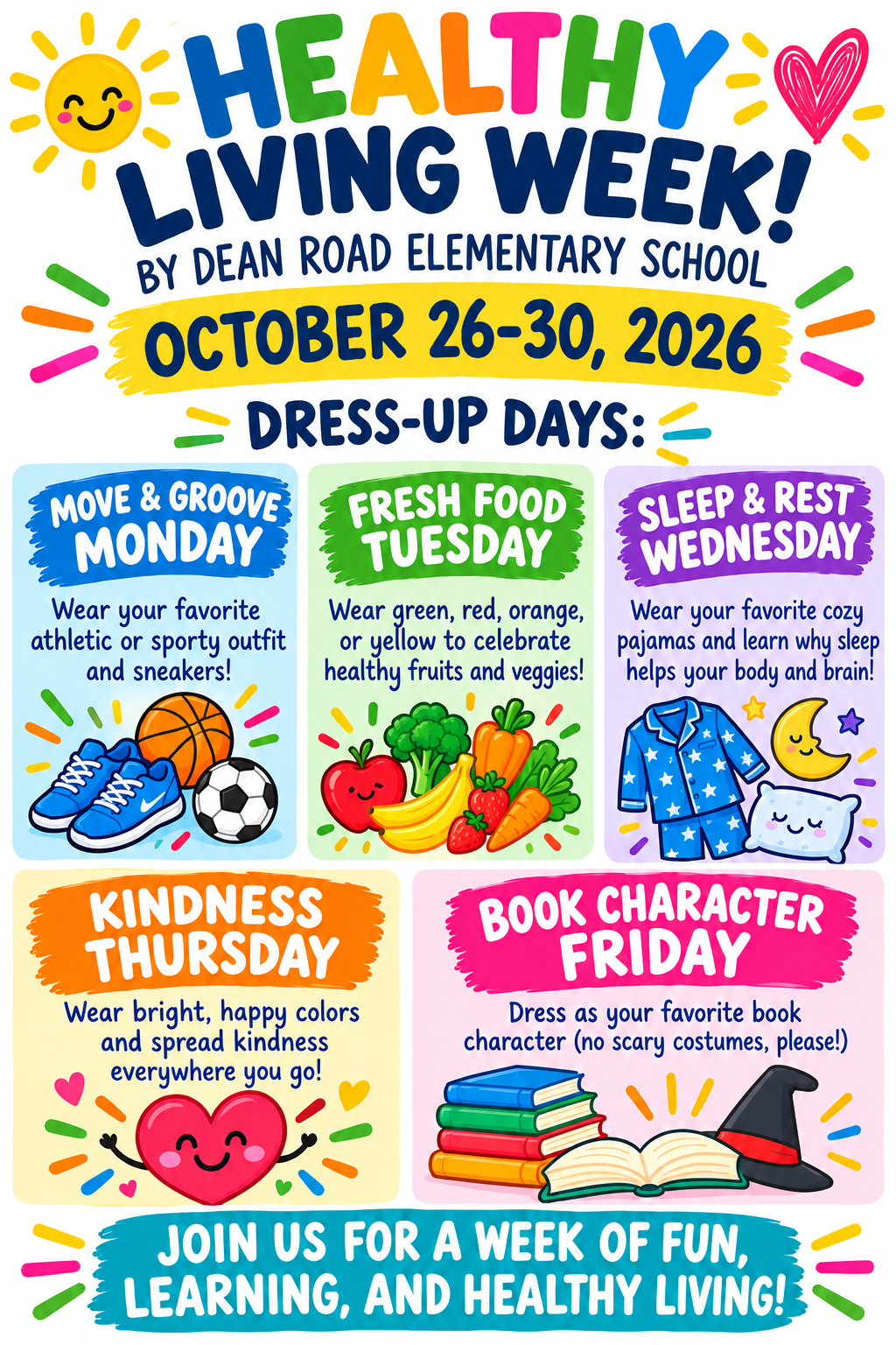 Healthy Living Week-October 26-30