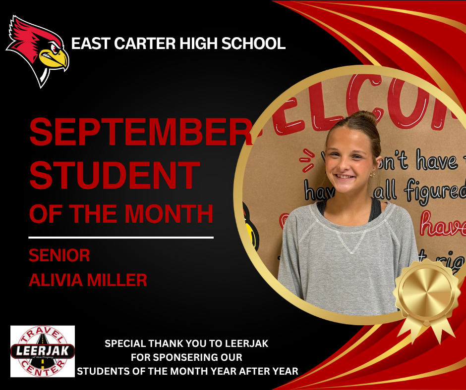 SEPTEMBER STUDENTS OF THE MONTH