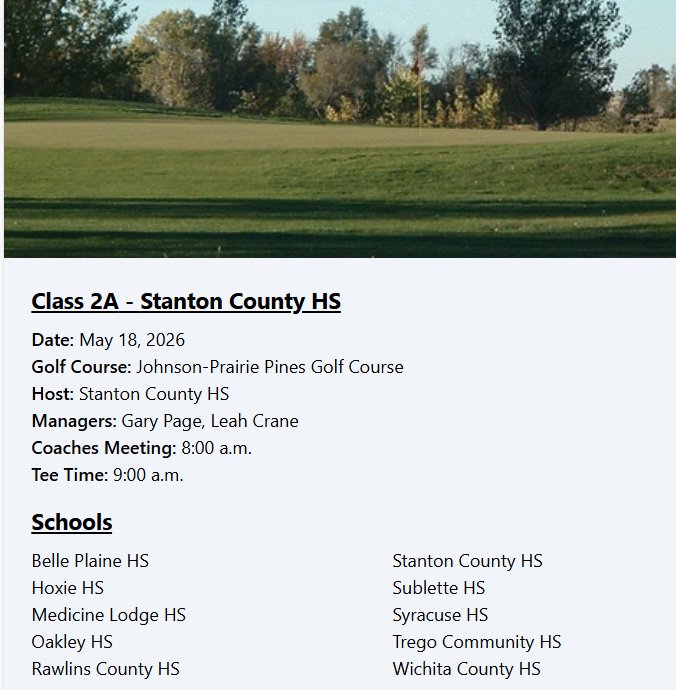 Regional Golf 5/18