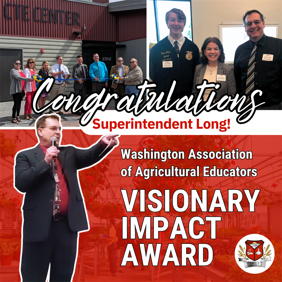 WAAE Visionary Impact Award Recognizes Superintendent Long