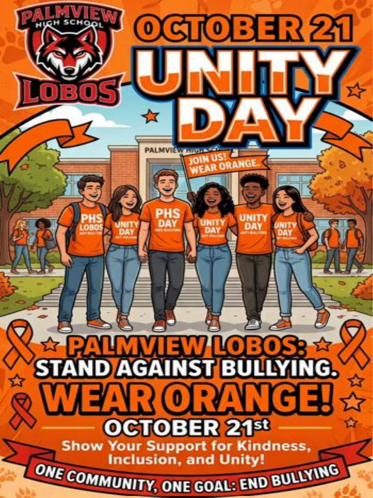 🧡🐺 Lobos Unite Against Bullying!