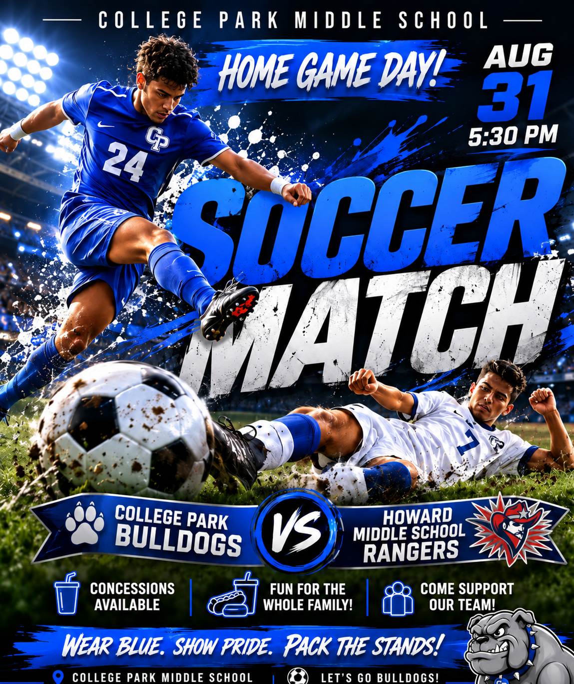 ⚽ HOME GAME DAY! ⚽ 8/31