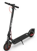 A black scooter with a handlebarDescription automatically generated