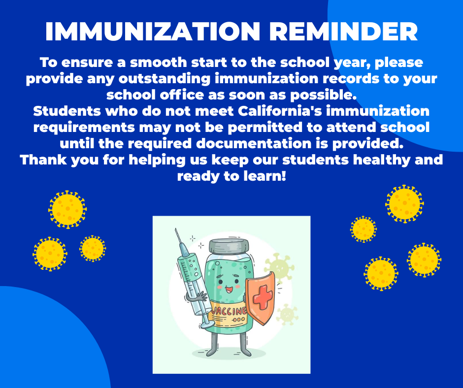 IMMUNIZATION REMINDER