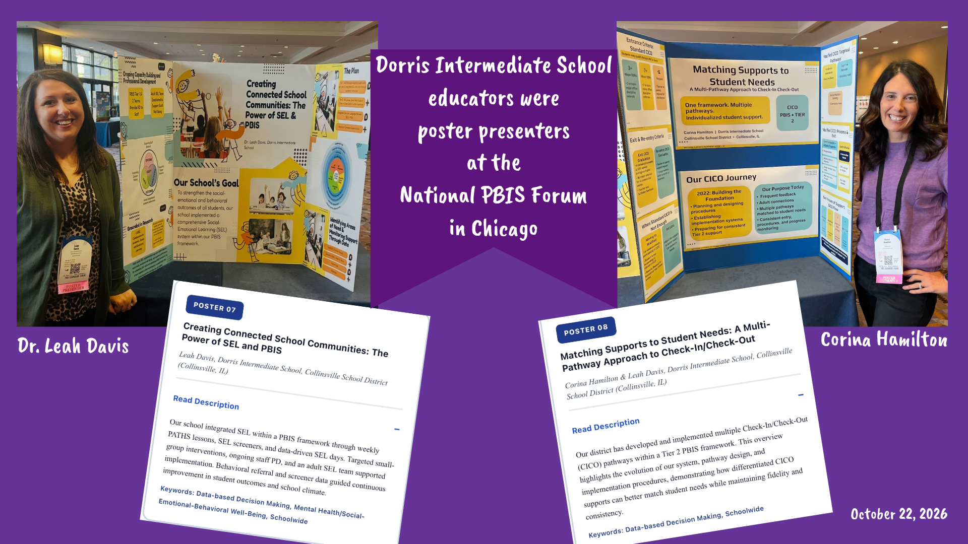 Dorris Intermediate School Educators Highlight PBIS Success at National Forum