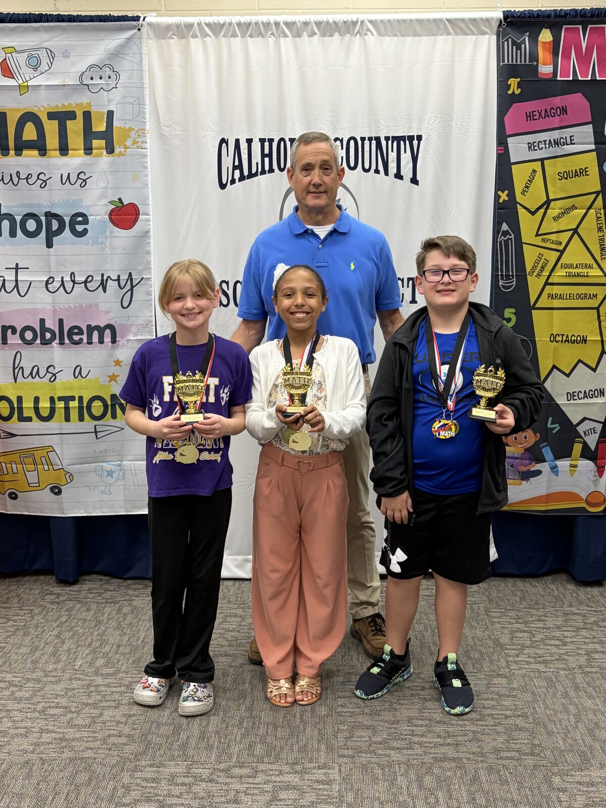 4th grade math competition winners