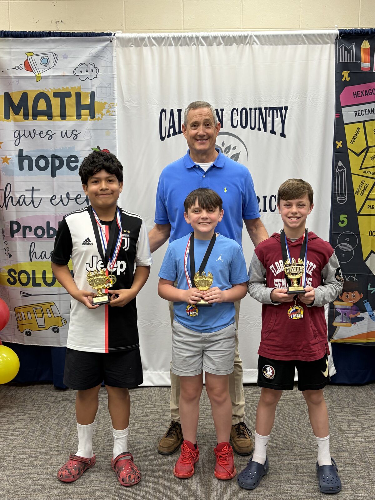 5th grade math competition winners