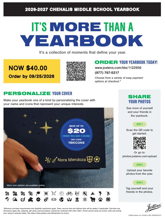 Pre-order your 2026-27 Yearbook Today!!!!
