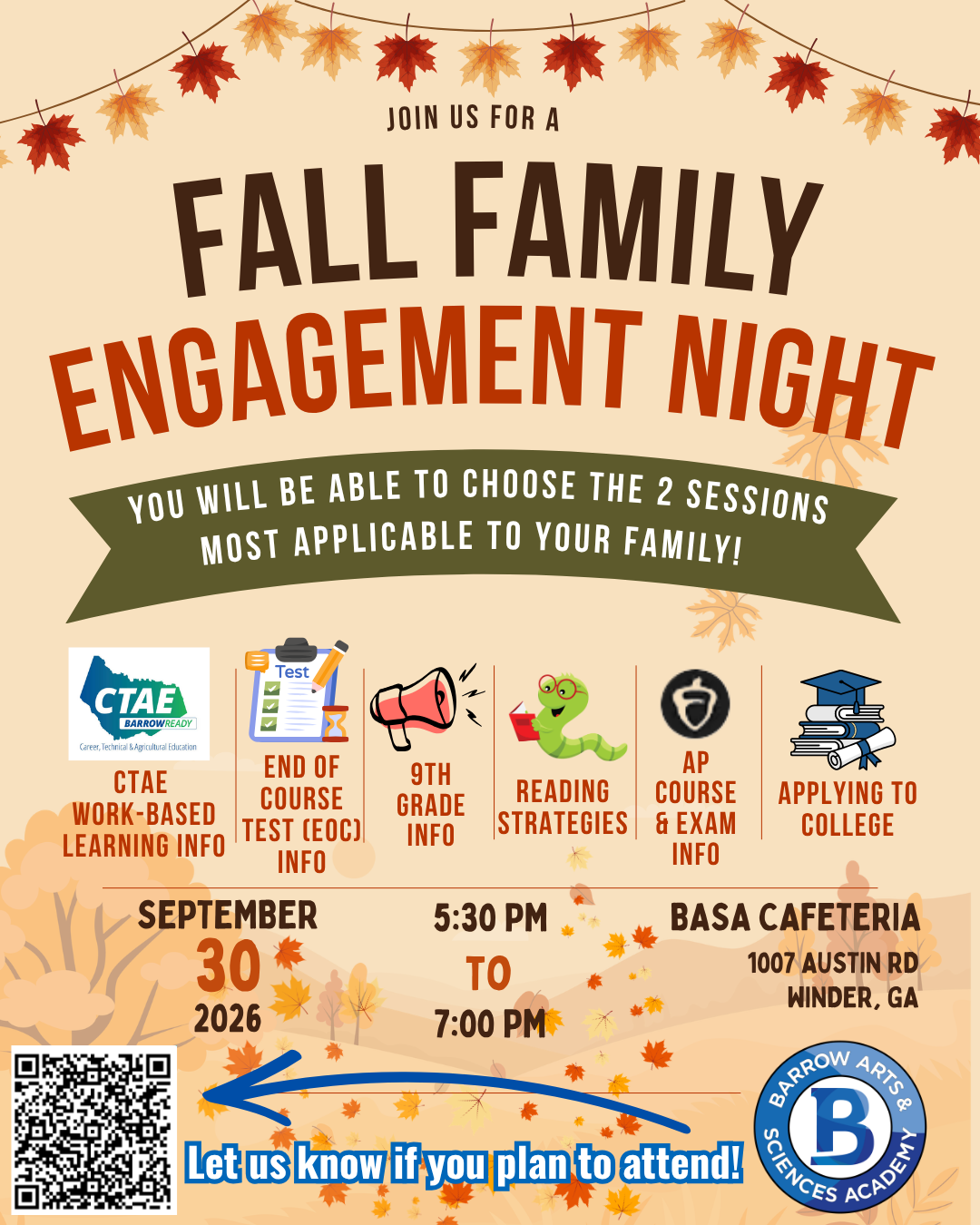 9/30 Family Engagement Night