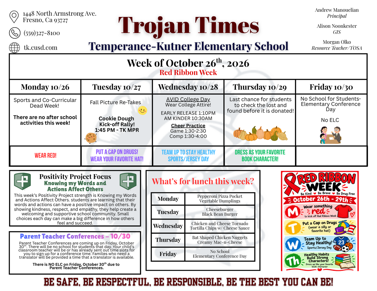 Trojan Times - Week of 10.26.26