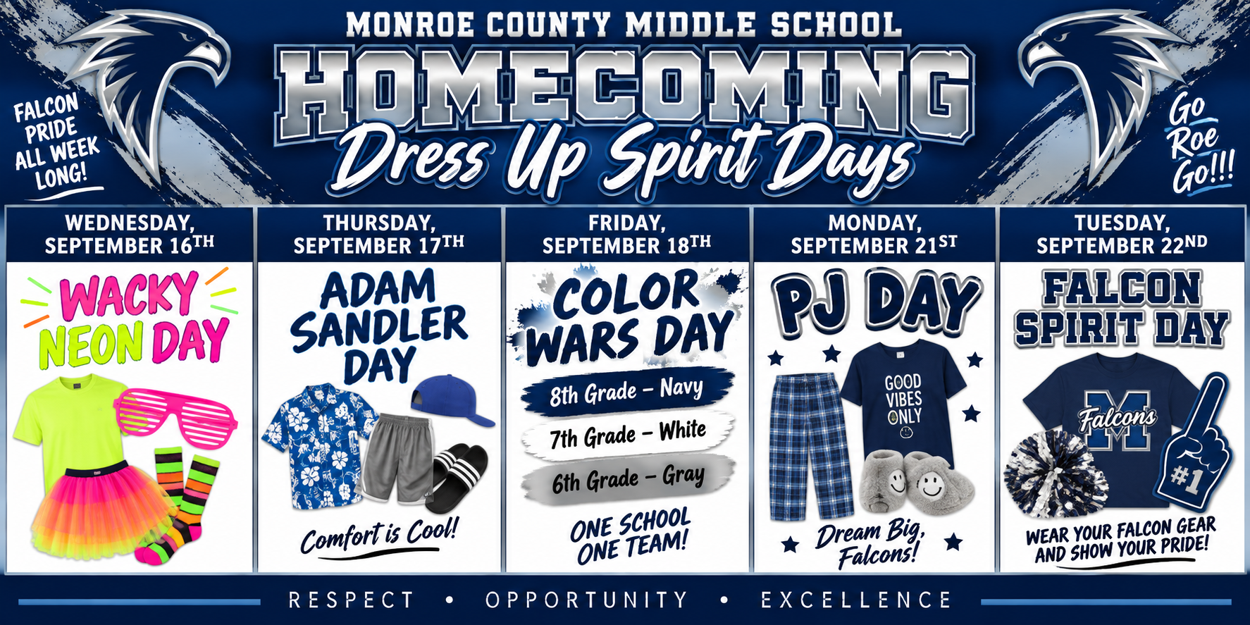 Homecoming Dress-up Days