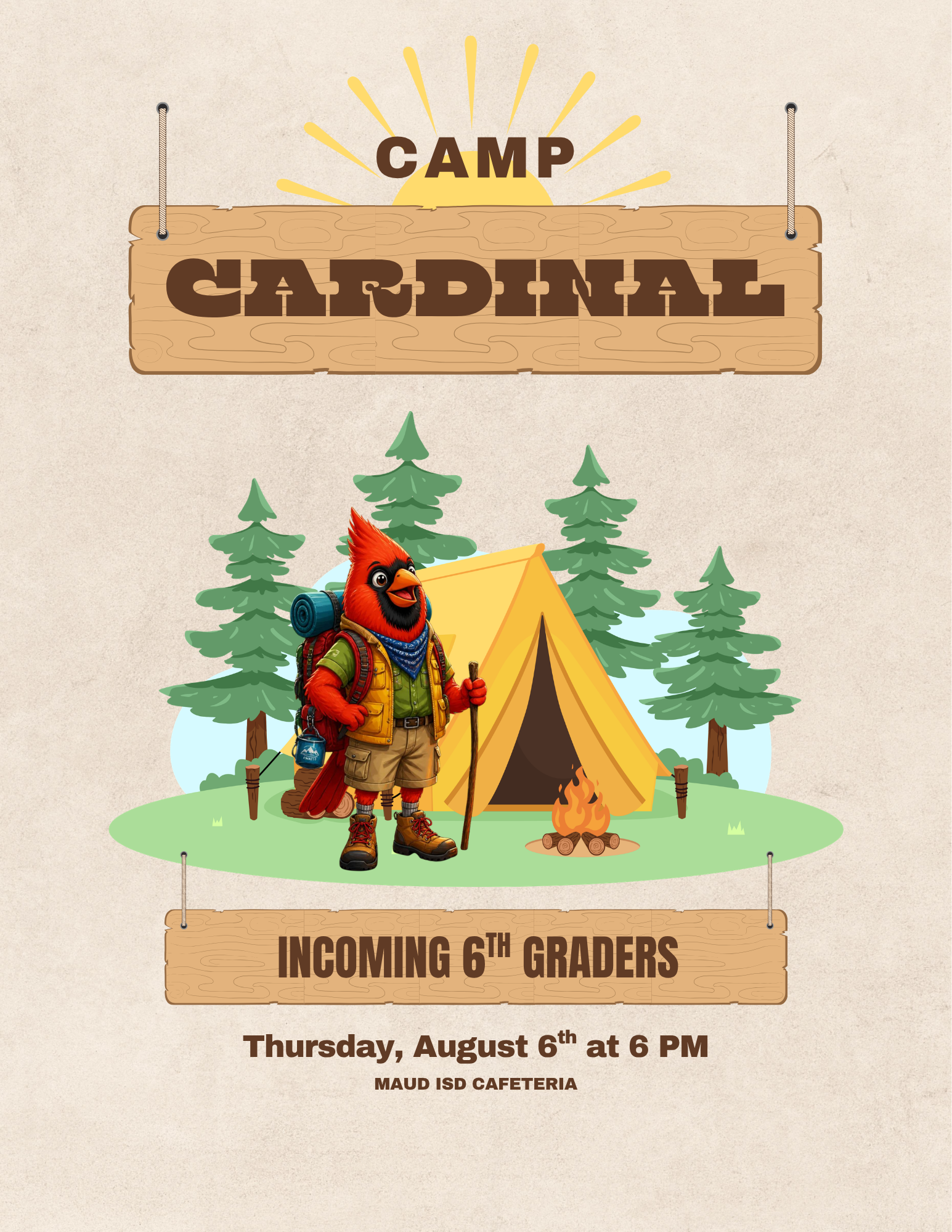 6th Grade Cardinal Camp