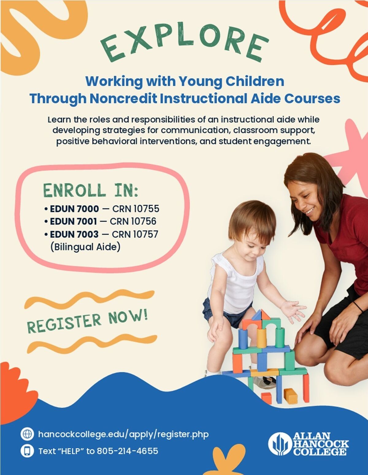 Hancock Offers Courses on Becoming an Instructional Assistant