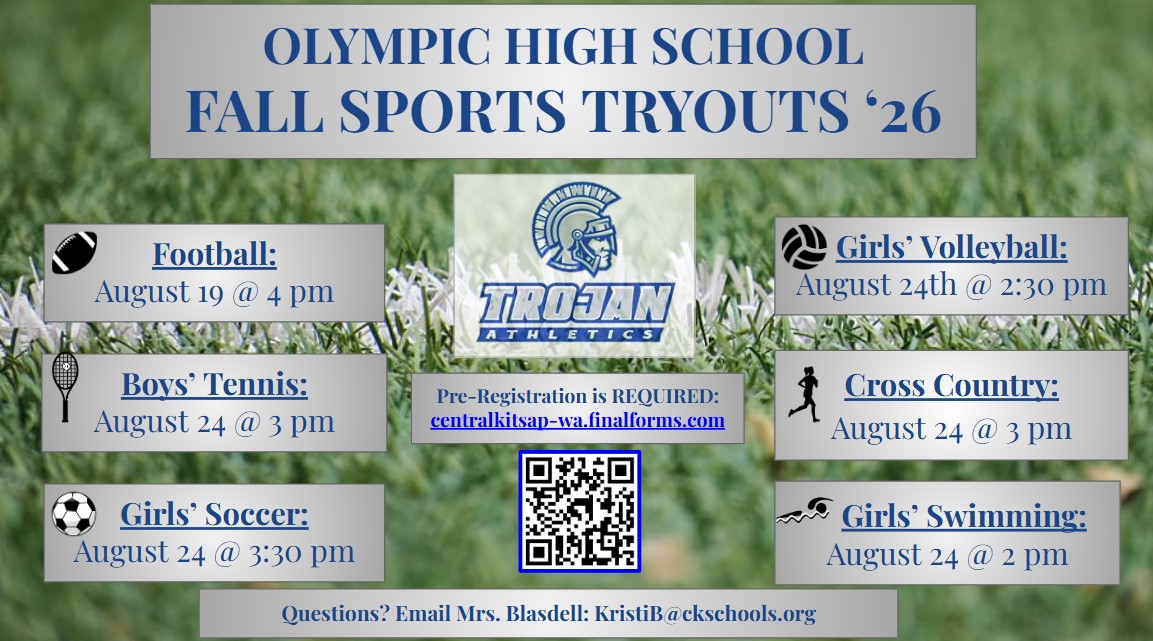 Fall Sports Tryout Dates 
