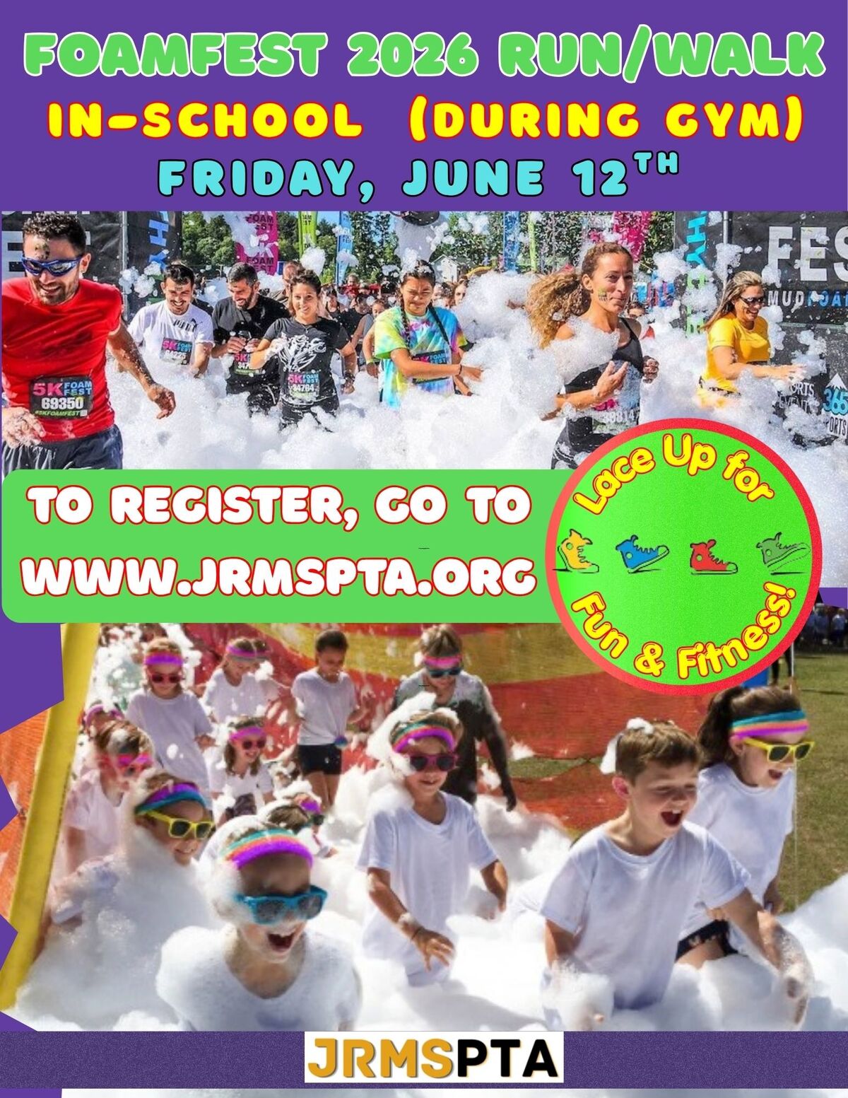 FoamFest at JRMS Friday June 12th - Important Information