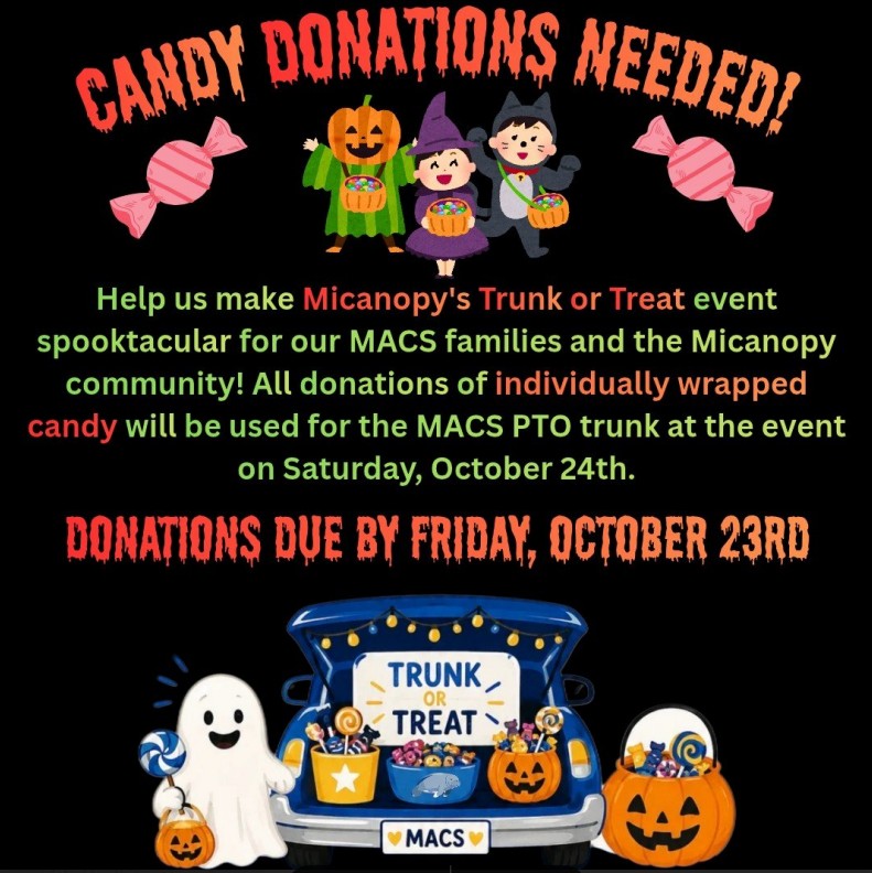 🎃🍬Candy Donations for Trunk Or Treat 🍬🎃