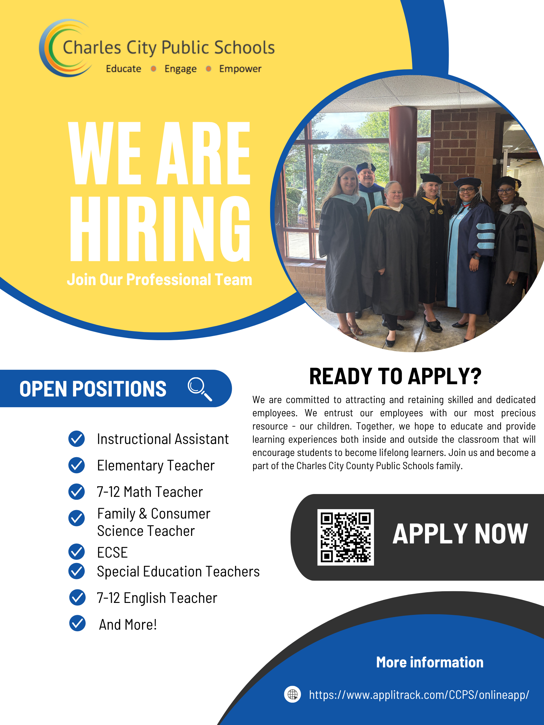We are hiring