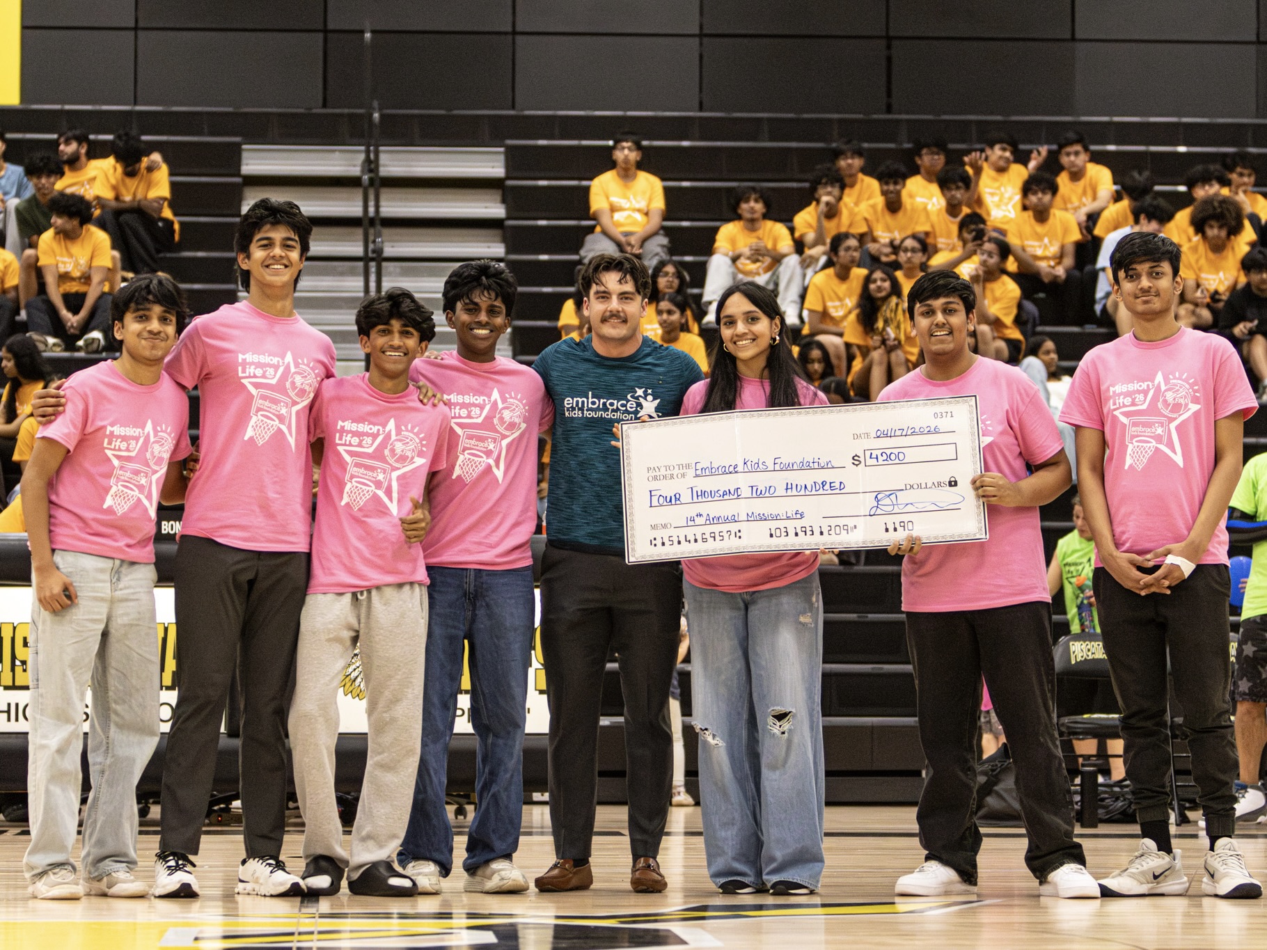 PHS Mission: Life basketball game raises $4,200 for Embrace Kids Foundation