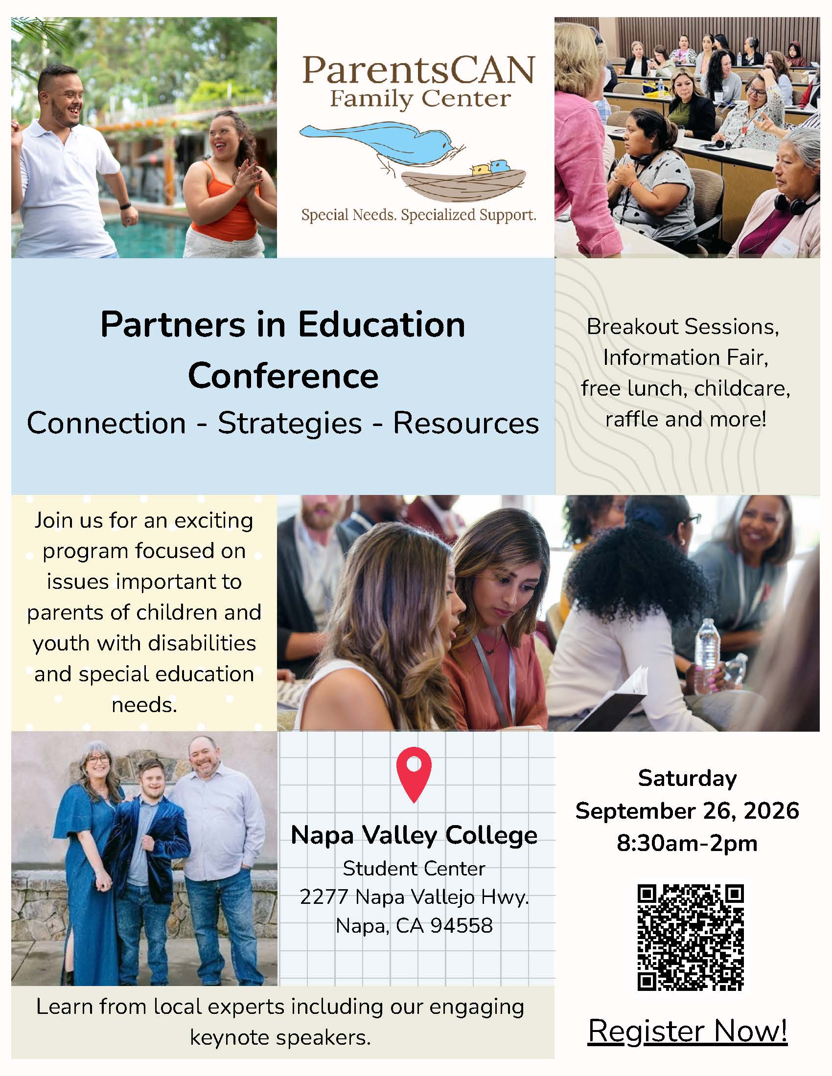 Partners in Education Conference with ParentsCAN Family Center 